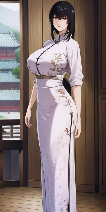 10562-4042833453-_lora_YukishiroTomoeV2_0.7_ yukishiro_tomoe, huge breasts, standing, solo, china_dress, masterpiece, best quality, detailed face.png